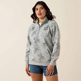 Sapphire 1/2 Zip Sweatshirt