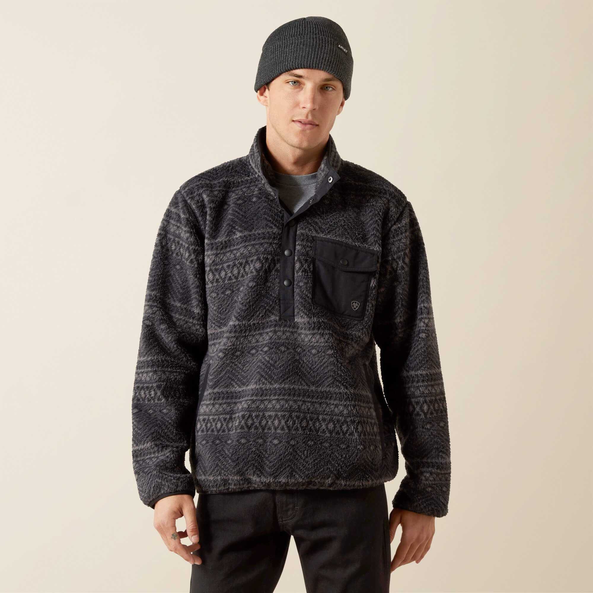 Polar Bear Mock Sweater