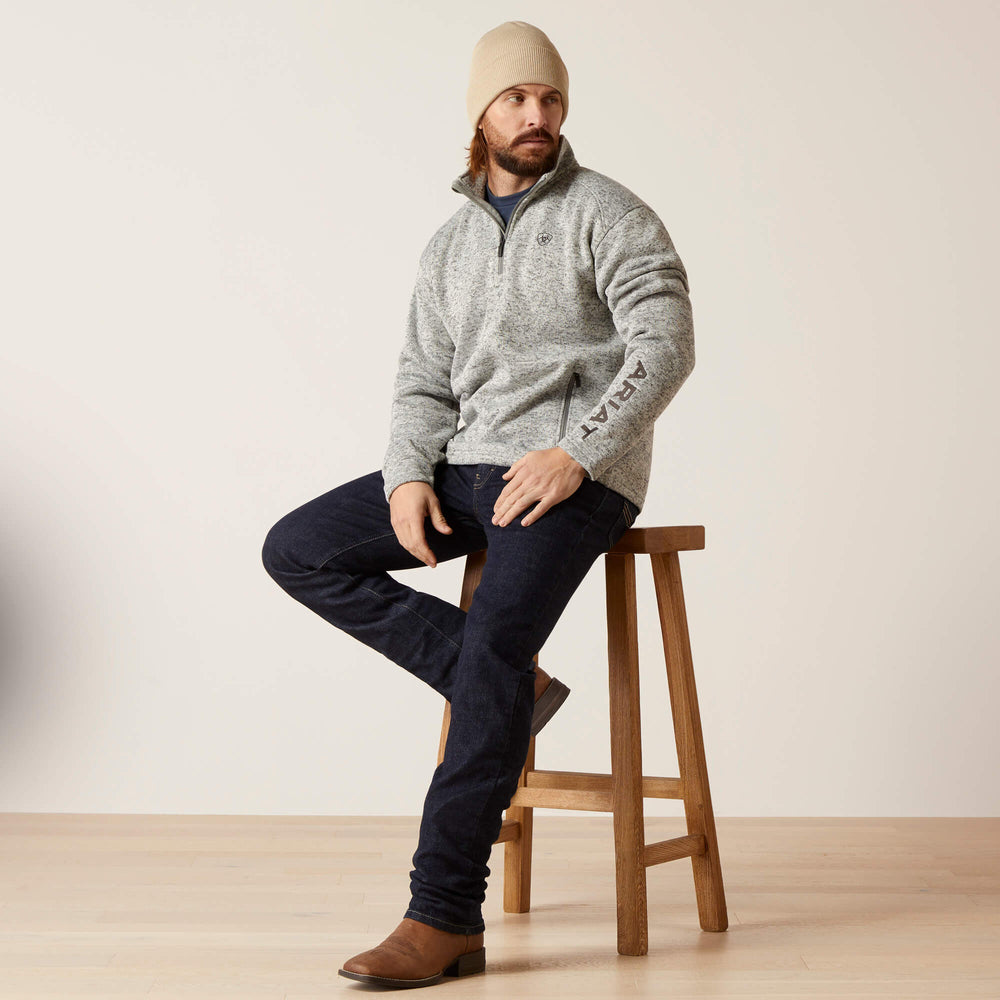 Caldwell Logo 1/4 Zip Sweater