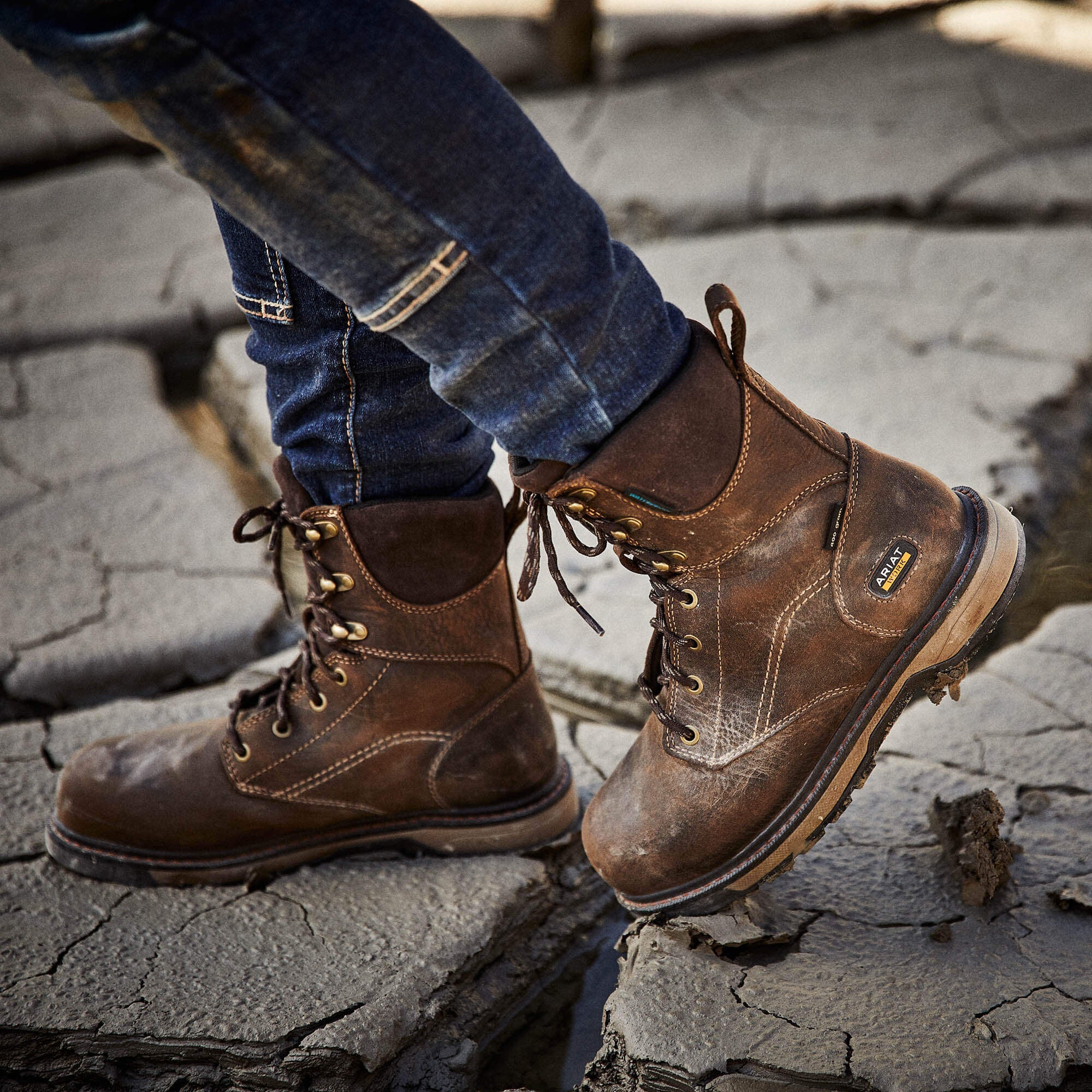Riveter 8" CSA Glacier Grip Waterproof 400g Composite Toe Work Boot