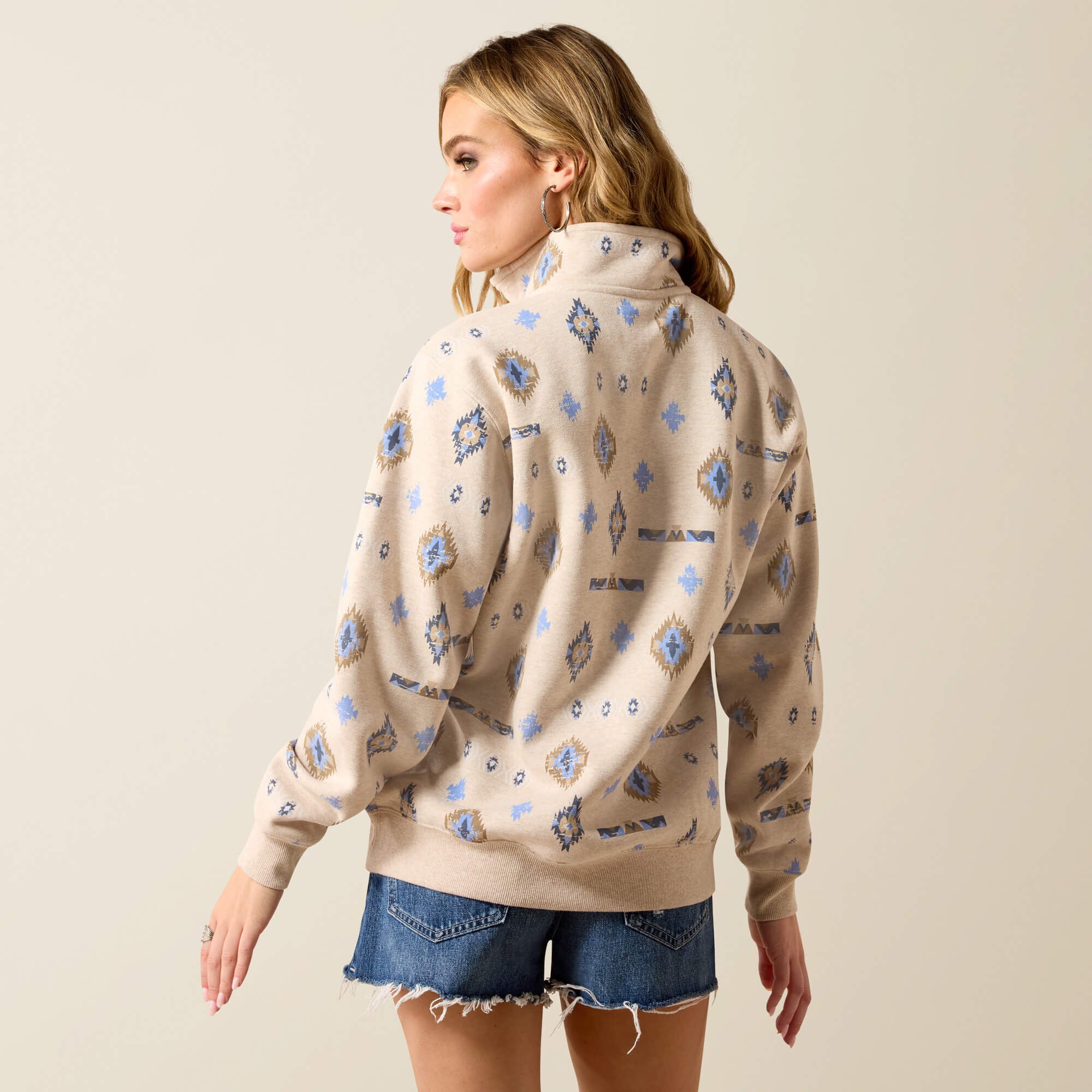 Sapphire 1/2 Zip Sweatshirt