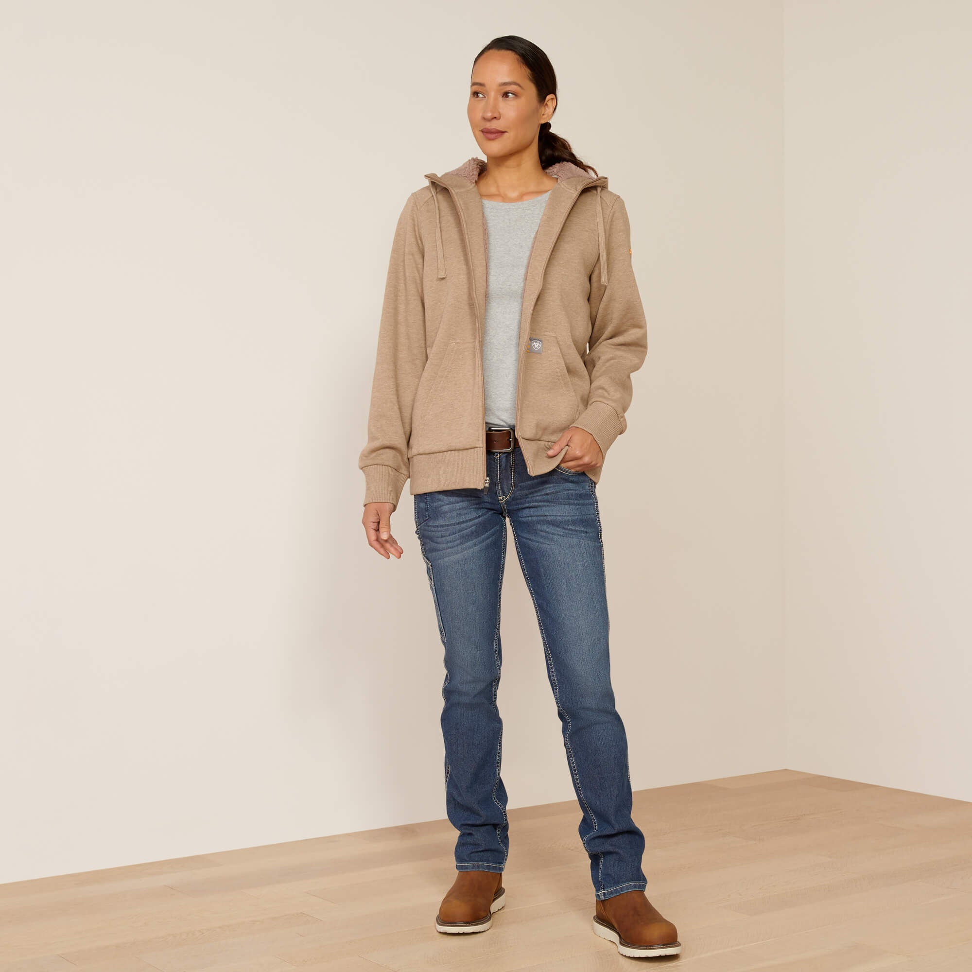 Rebar All-Weather Sherpa Full Zip Hoodie