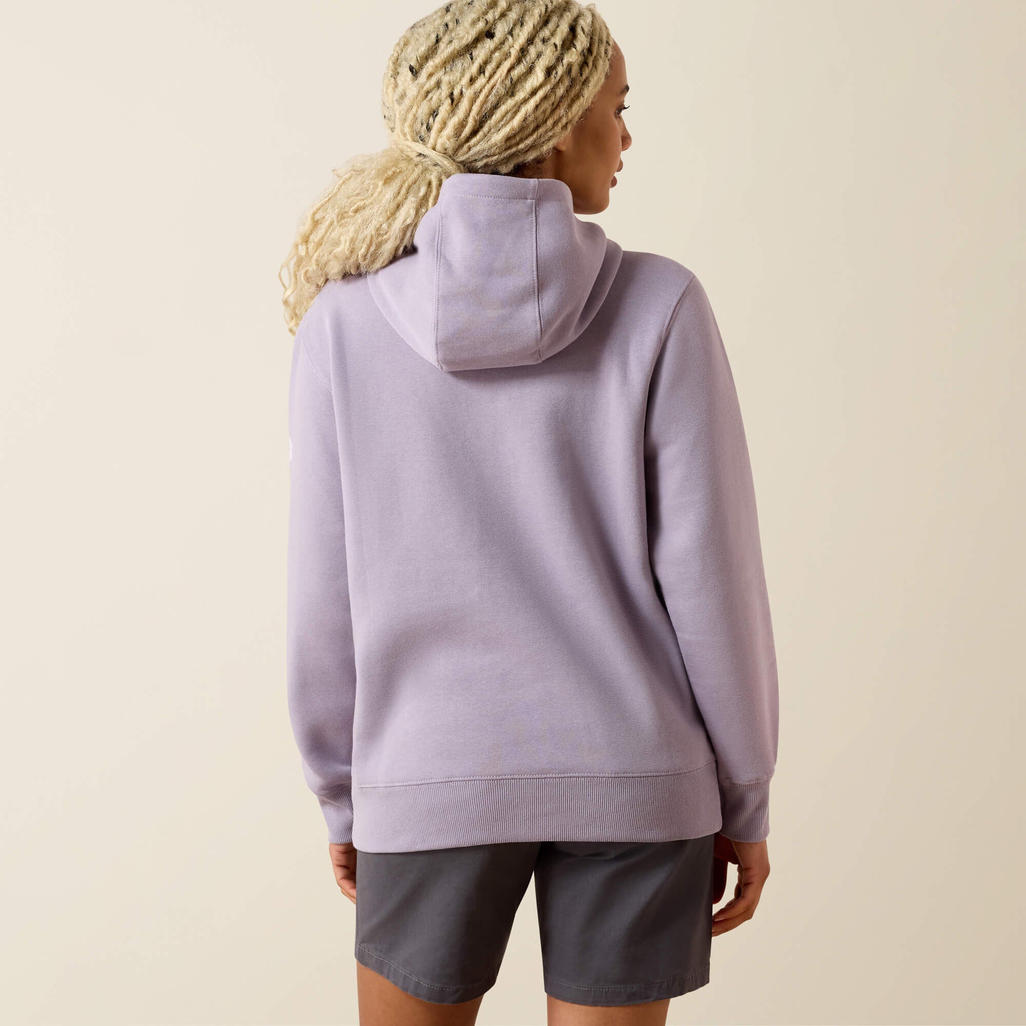 Rebar Lightweight Logo 1/2 Zip Hoodie