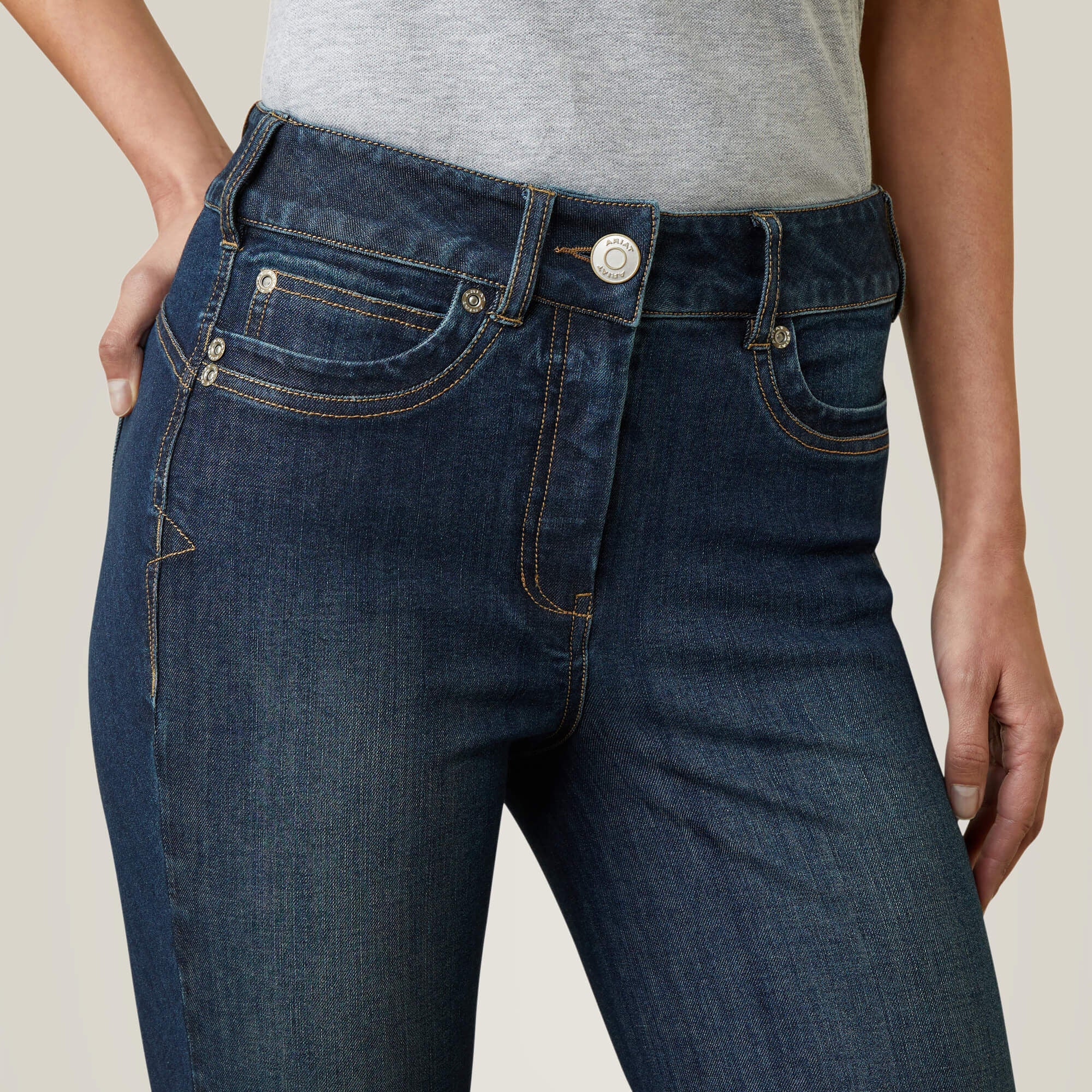 Halo Denim Knee Patch Breech