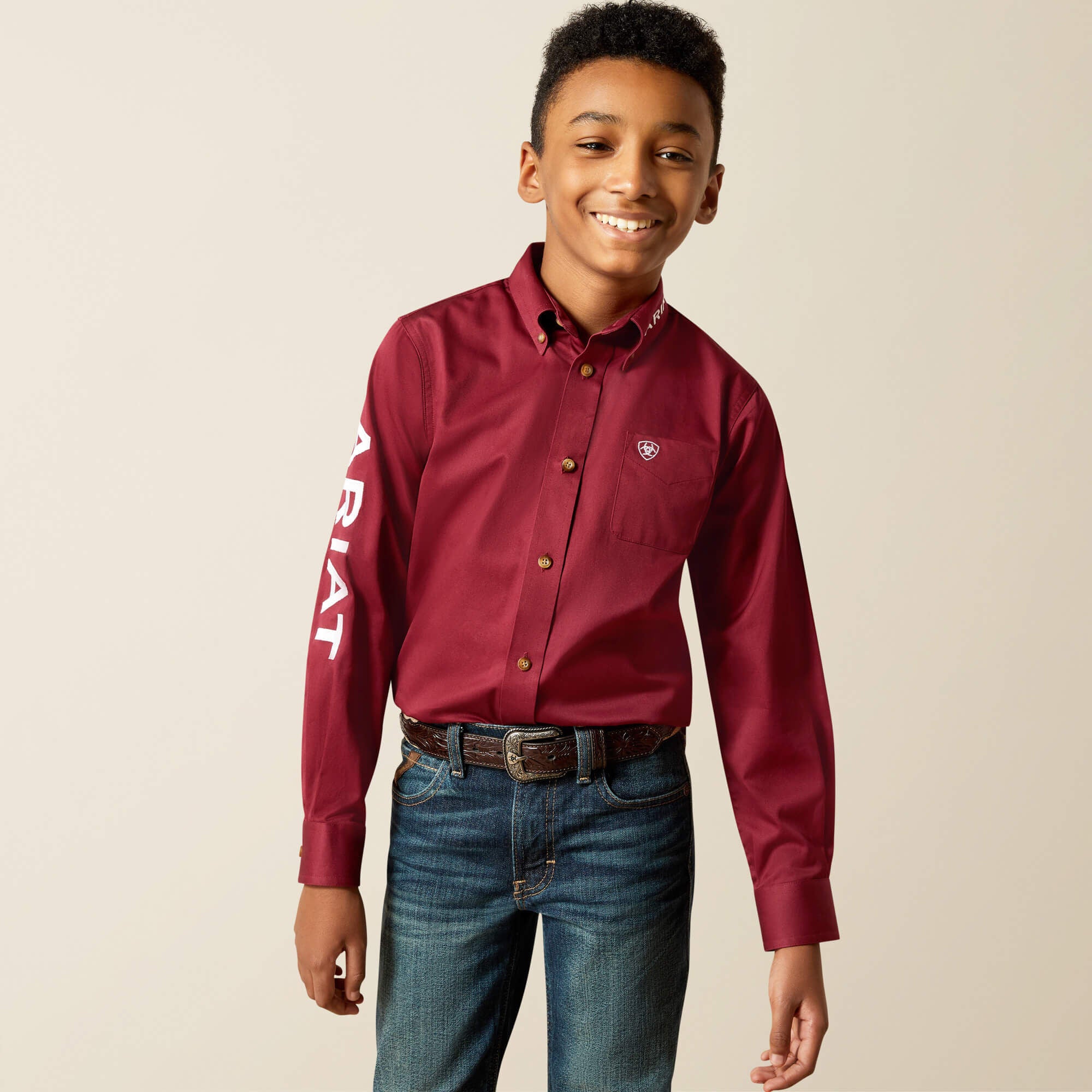 Team Logo Twill Classic Fit Shirt