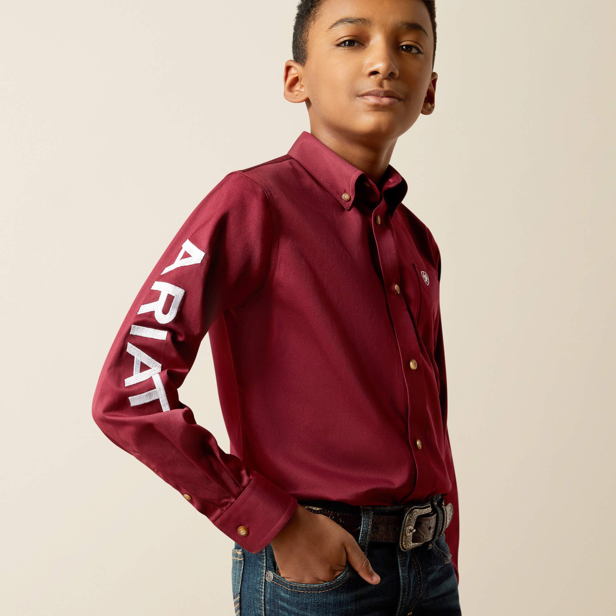 Team Logo Twill Classic Fit Shirt