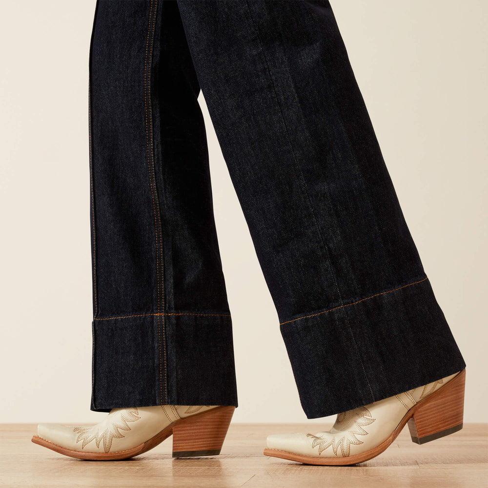Ultra High Rise Tomboy Western Utility Wide Leg Jean